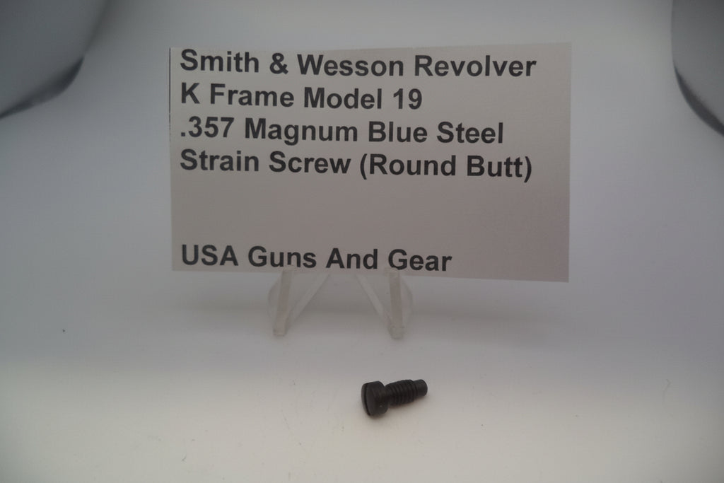 Smith and Wesson Revolver K Frame Model 19 .357 Magnum Strain Screw (Round Butt) 19172A