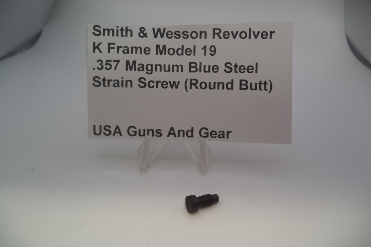 Smith and Wesson Revolver K Frame Model 19 .357 Magnum Strain Screw (Round Butt) 19172A