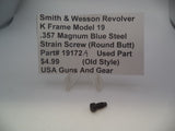 Smith and Wesson Revolver K Frame Model 19 .357 Magnum Strain Screw (Round Butt) 19172A