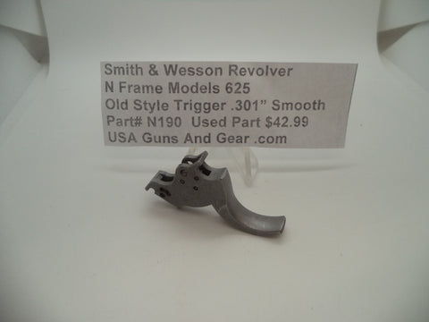 N190 Smith & Wesson N Frame Model 625 Trigger .301" Wide Used Part