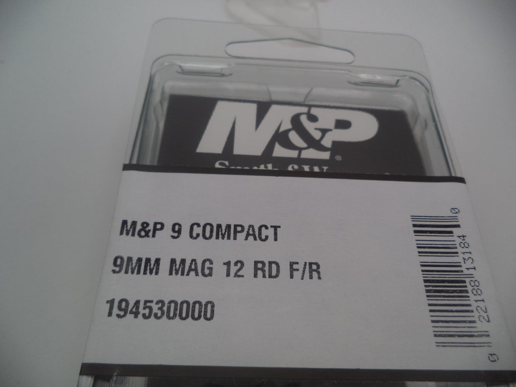 Smith & Wesson M&P 9mm Compact 12rd Finger Rest Magazine - 194530000