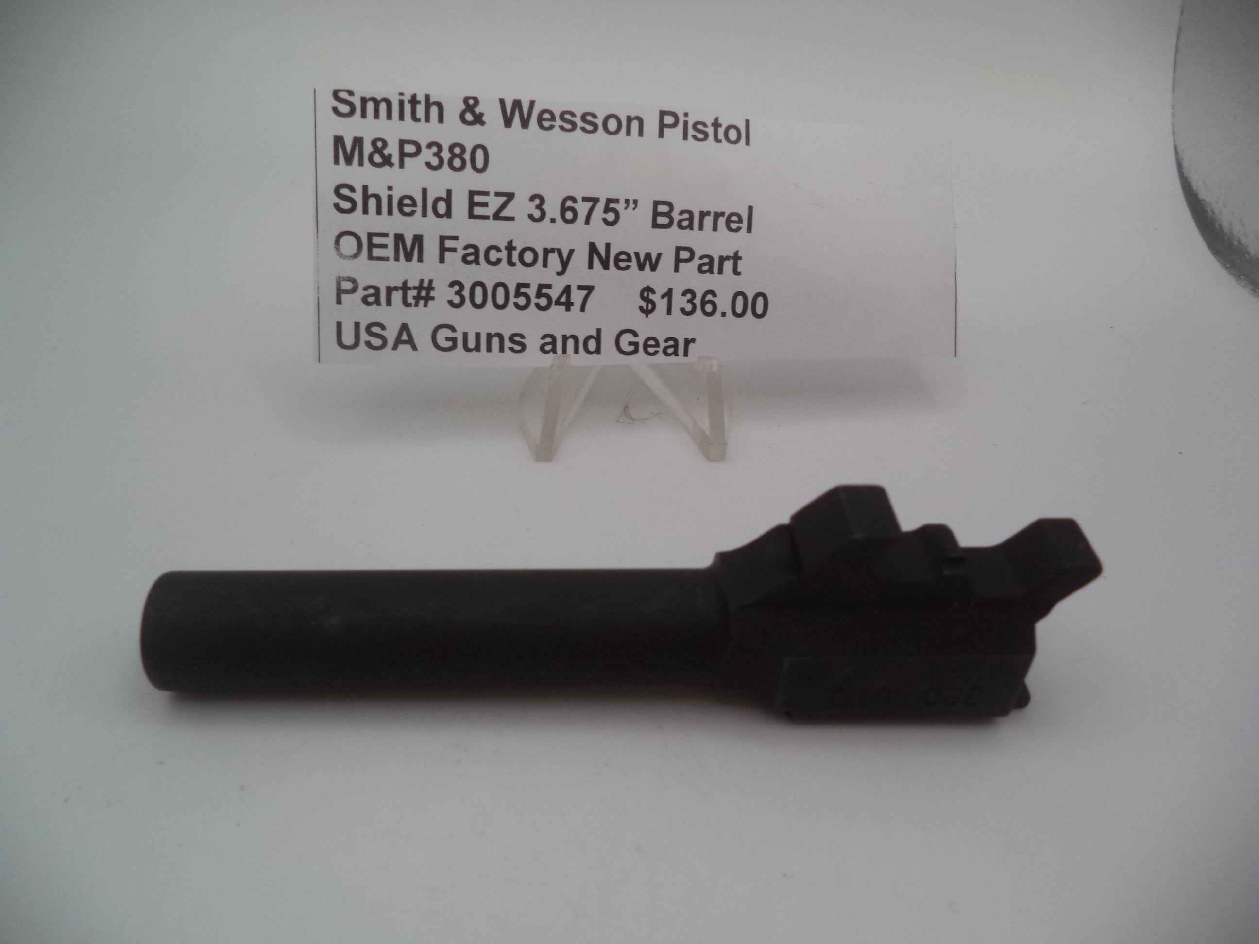 Smith & Wesson M&P 380 Shield EZ Barrel - 3.675" - Factory OEM 3005547