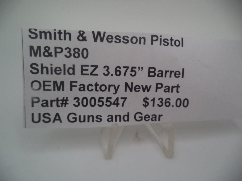 Smith & Wesson M&P 380 Shield EZ Barrel - 3.675" - Factory OEM 3005547