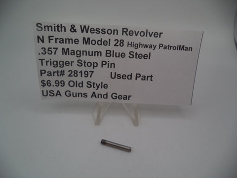 28197 Smith & Wesson N Frame Model 28 Trigger Stop Pin Used Part