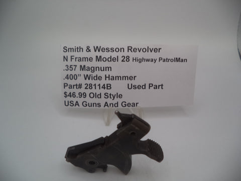 28114B Smith & Wesson N Frame Model 28 .400" Hammer Assembly .357 Magnum Highway Patrolman Used