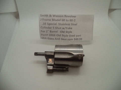 608B Smith and Wesson J Frame Model 60 to 60-2 Cylinder Assembly .38 Special