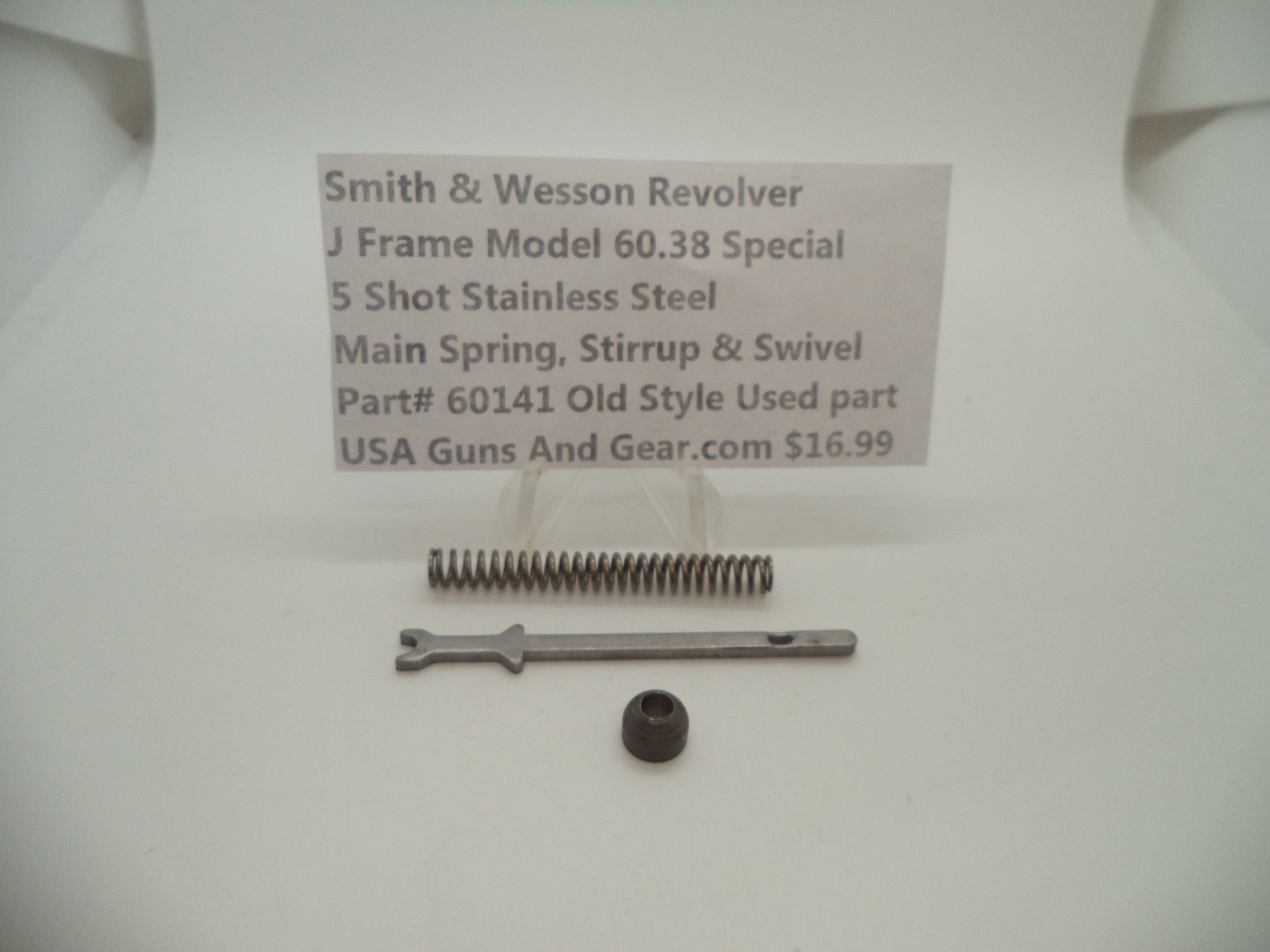 60141 Smith and Wesson J Frame Model 60 Main Spring Stirrup and Swivel .38 Special