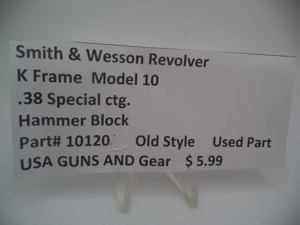 Smith & Wesson K Frame Model 10 Hammer Block - .38 Special - 10120
