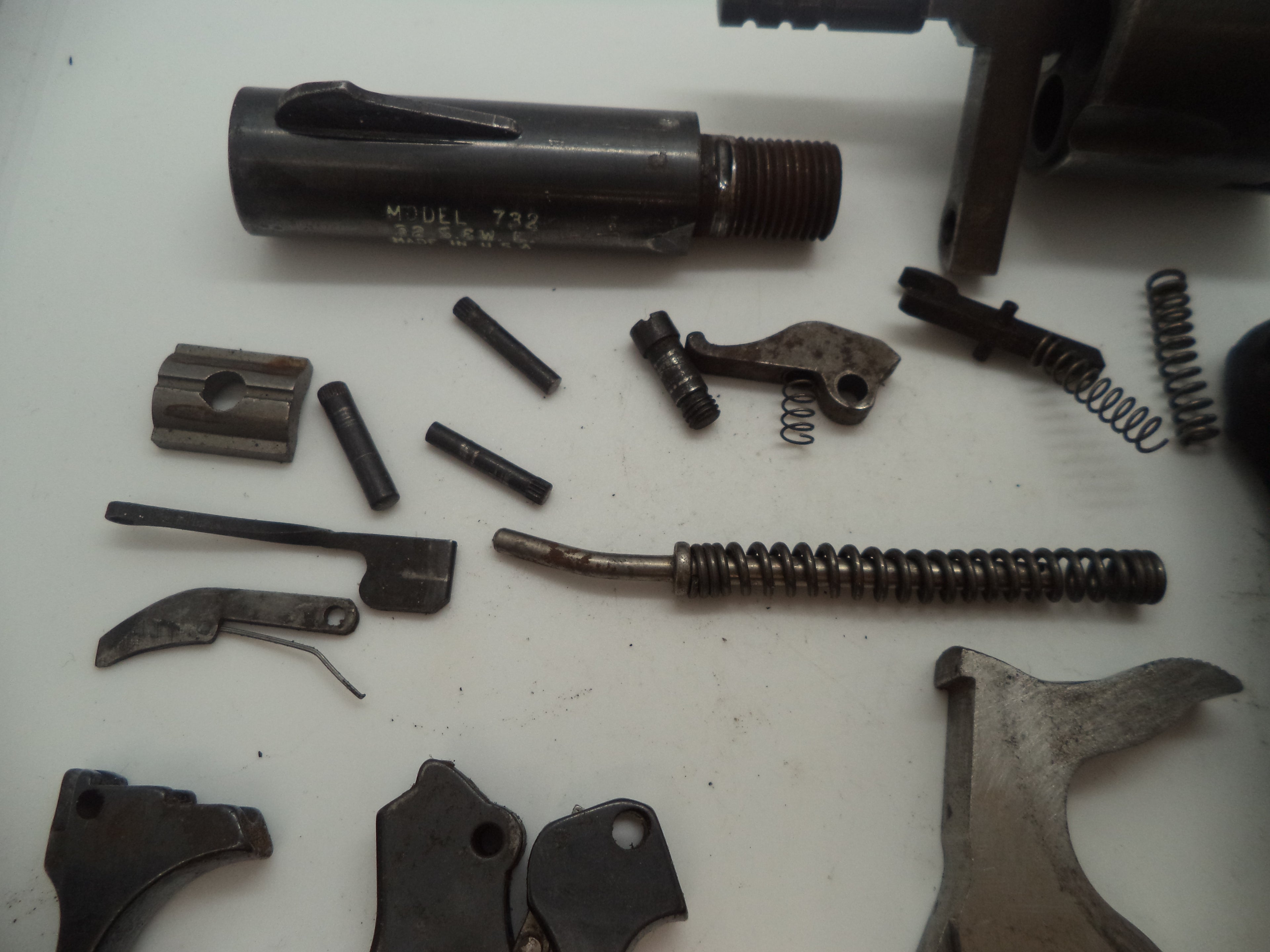 Lot Z5  Harrington & Richardson Model 732 .32 Long 3" Barrel Used Parts Group