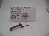 1945 Smith and Wesson K Frame Model 19  .357 Magnum Bolt, Spring and Plunger