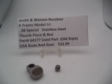 64177 Smith and Wesson Used K Frame Model 64 .38 Special Stainless Steel Thumb Piece and Nut
