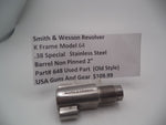 648 Smith and Wesson Used K Frame Model 64 .38 Special Stainless Steel Barrel Non Pinned 2"