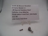 6481A Smith and Wesson K Frame Model 64 .38 SPL Stainless Steel Cylinder Stop and Spring
