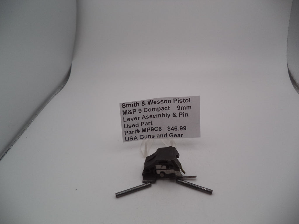 Smith & Wesson Pistol M&P 9 Compact 9mm Lever Assembly & Pin displayed on a white background with a price tag showing.