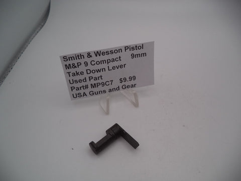 MP9C7 Smith & Wesson Pistol M&P 9 Compact 9mm Take Down Lever Used Part