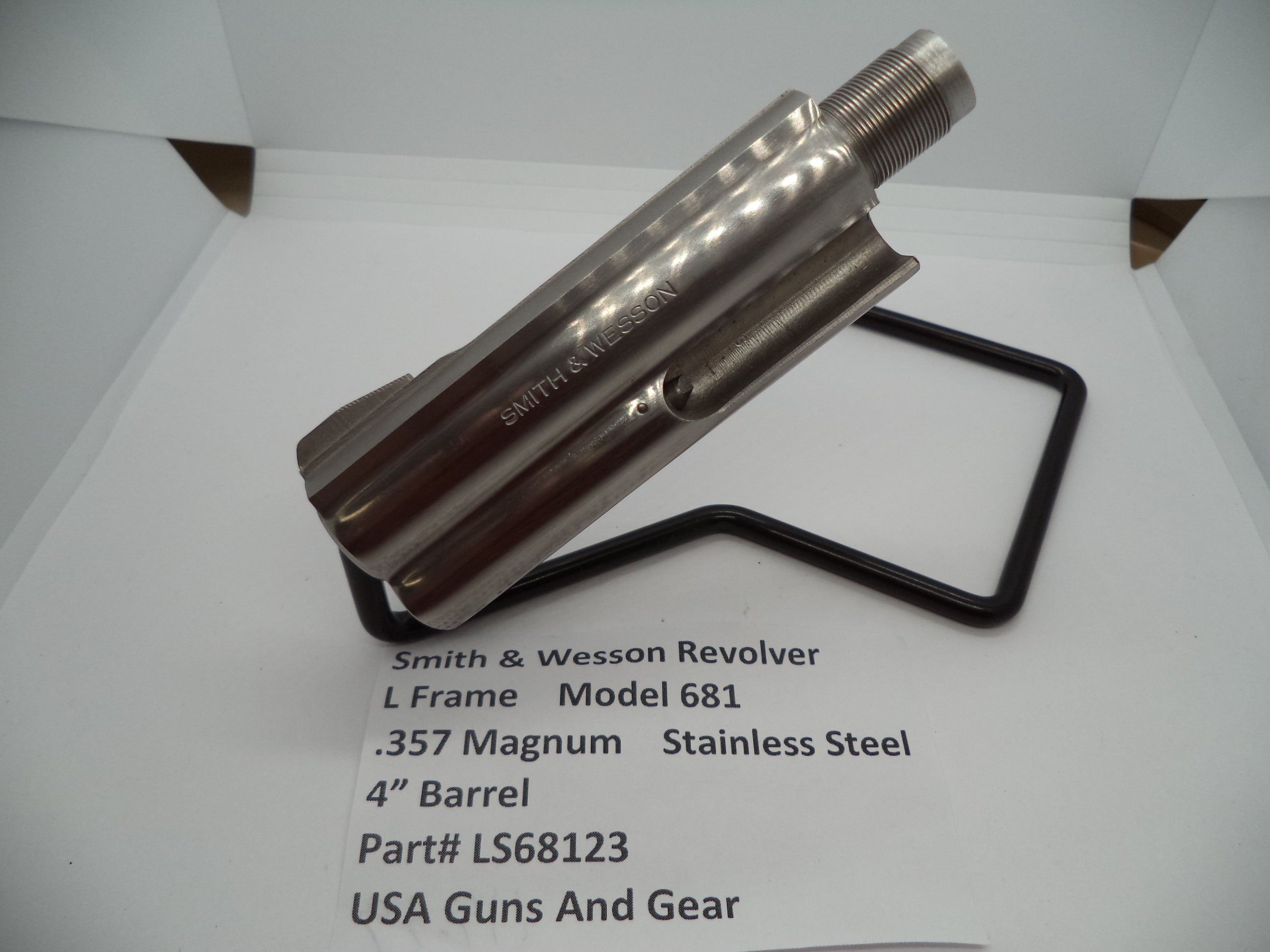 LS68123 Smith & Wesson Revolver L Frame Model 681"4 Barrel Used 357 Magnum