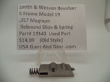 19143 Smith & Wesson K Frame Model 19 Used Rebound Slide & Spring .357 Magnum