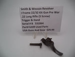 Kit09 Smith & Wesson I Frame Pre Model  22/32 Kit Gun .22 LR Trigger & Hand Used Part