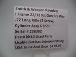 Kit10 Smith & Wesson I Frame Pre Model  22/32 Kit Gun .22 LR Cylinder Assembly 6 Shot Used Part