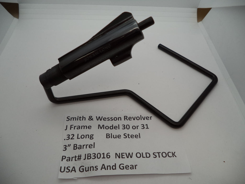 Smith & Wesson J Frame Model 30 / 31 Barrel 3" Blue Pinned .32 Long NOS - JB3016