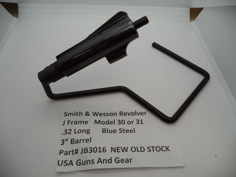 JB3016 Smith & Wesson J Frame Model 30 or 31 Revolver .32 Long 3" Blue Barrel