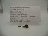 1081 Smith & Wesson K Frame Model 10 Used Cylinder Stop & Spring .38 Special