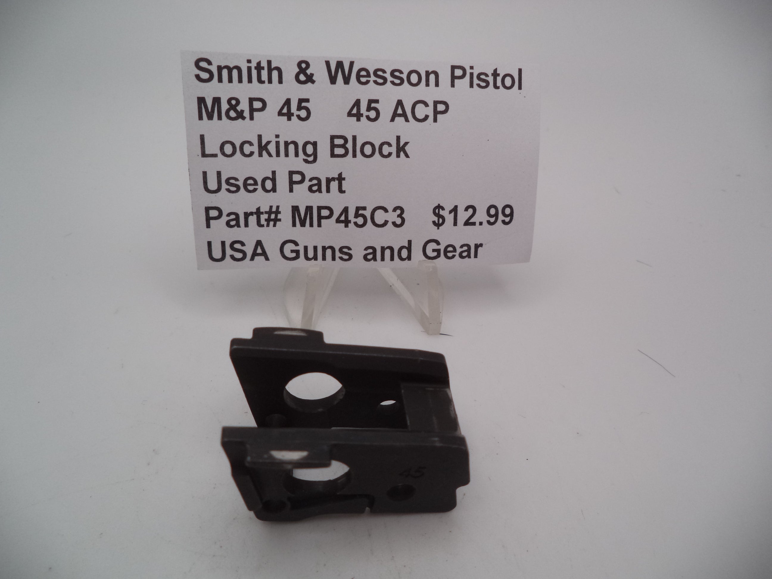 Smith & Wesson Pistol M&P 45 Locking Block Used Part .45 ACP MP45C3
