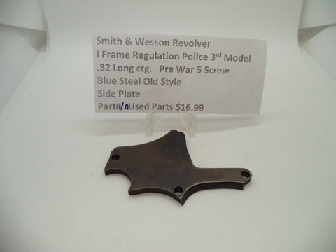 10 Smith & Wesson I Frame Regulation Police 3rd Model Side Plate .32 Long