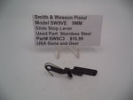 SW9C3 Smith & Wesson Pistol Model SW9VE 9 MM Slide Stop Lever Used Part