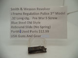 2 Smith & Wesson I Frame Regulation Police 3rd Model Rebound Slide .32 Long