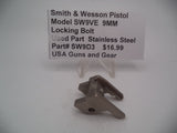 SW9D3 Smith & Wesson Pistol Model SW9VE 9 MM Locking Bolt Used Part