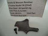 JB157A Smith & Wesson J Frame Model 36 Side Plate & Screws Used .38 Spl