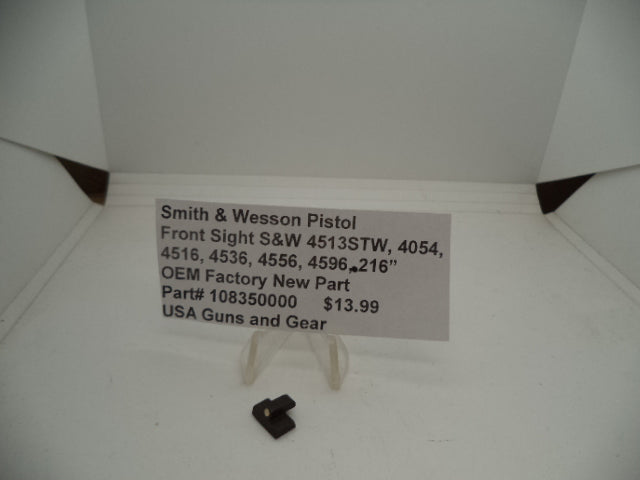 Smith & Wesson Third-Generation Auto Front Sight - .216" Height - Models 4513TSW, 4054, 4516, 4536, 4596 - 108350000