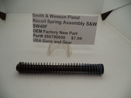 250790000 S&W Pistol Recoil Spring Assembly Model SW40F 4" Barrel Only