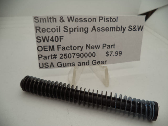 250790000 S&W Pistol Recoil Spring Assembly Model SW40F 4" Barrel Only