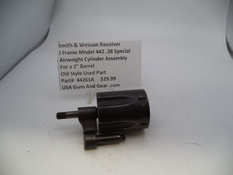 44261A Smith & Wesson J Frame Model 442 Airweight .38 SPL Cylinder Assembly Used