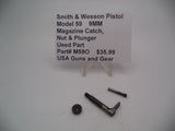 M59O Smith & Wesson Model 59 9MM Magazine Catch, Nut and Plunger Used Parts