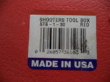 STB-1-30 MTM Shooter Ammo Box Mini 7.8x4.5x4.7" Red