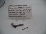 44245A Smith & Wesson J Frame Model 442 .38 SPL Airweight Bolt, Spring & Plunger Used