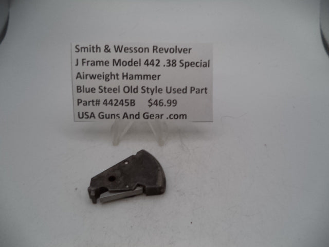 44245B Smith & Wesson J Frame Model 442 Airweight .38 SPL Hammer Blue Steel Used