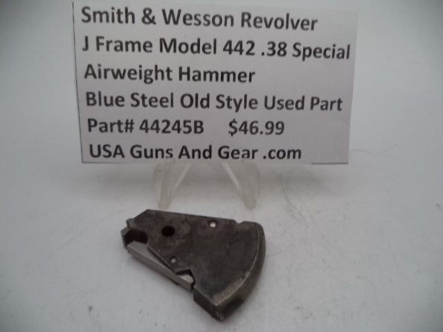 44245B Smith & Wesson J Frame Model 442 Airweight .38 SPL Hammer Blue Steel Used
