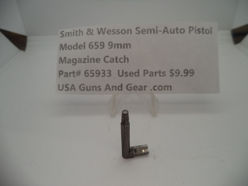 65933 Smith & Wesson Model 659 Magazine Catch Used Part 9MM