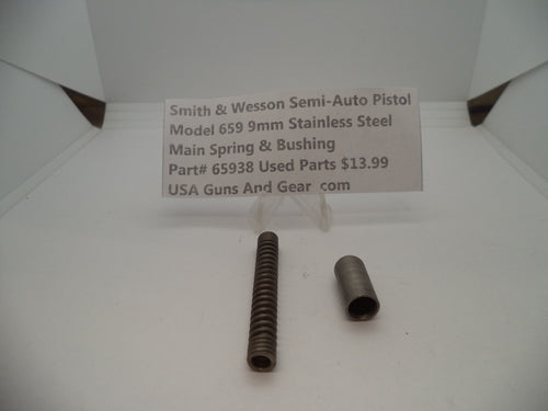 65938 Smith & Wesson Model 659 Main Spring & Bushing Used Part 9MM