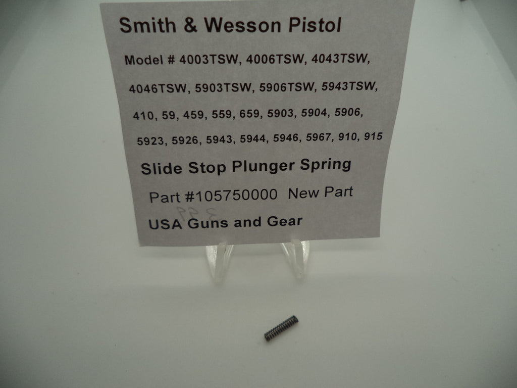 USA Guns And Gear - USA Guns And Gear Slide Stop Plunger - Gun Parts Smith & Wesson - Smith & Wesson