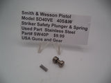 SW40P Smith & Wesson Pistol Model SD40VE 40 S&W Striker Safety Plunger & Spring Used