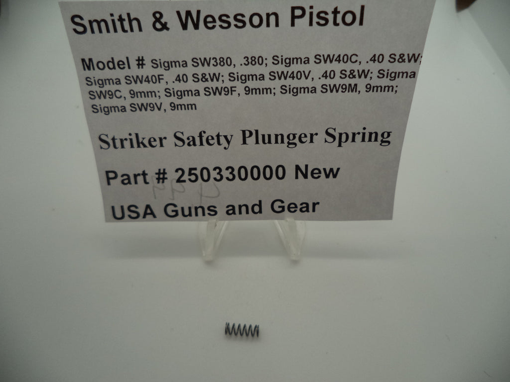 S&W Sigma Striker Safety Plunger | OEM 250330000