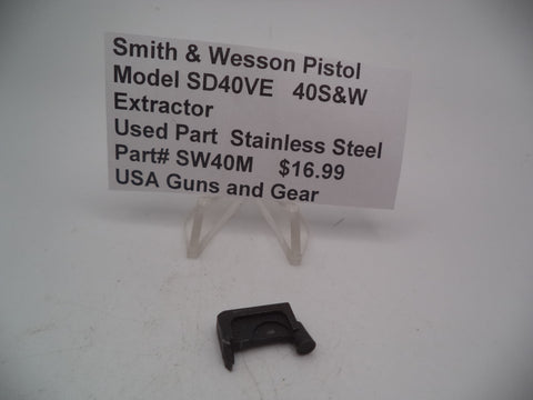 SW40M Smith & Wesson Pistol Model SD40VE 40 S&W Extractor Used