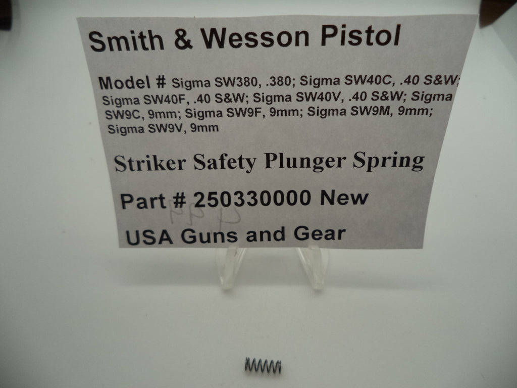 S&W Sigma Striker Safety Plunger | OEM 250330000