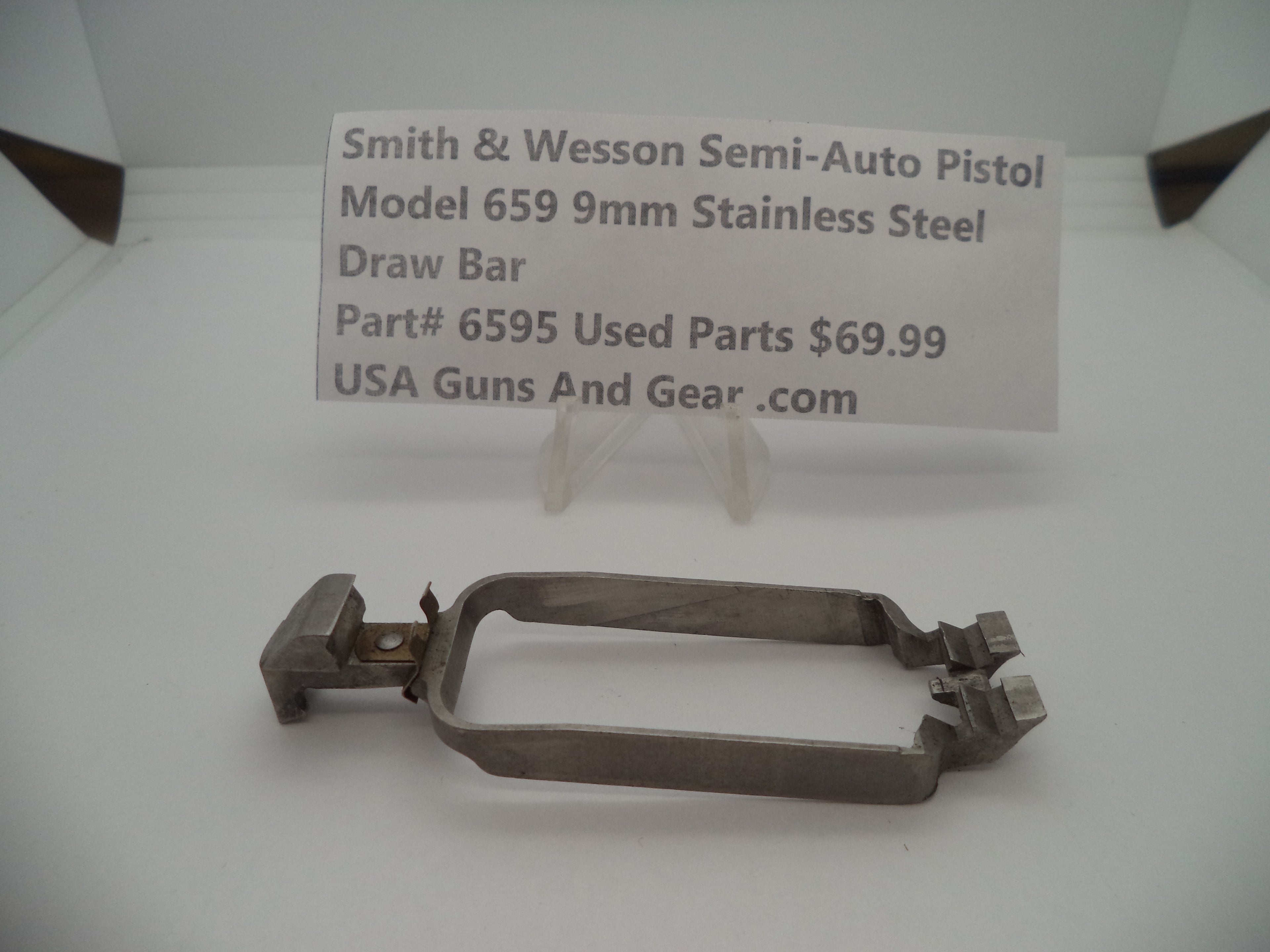 6595 Smith & Wesson Model 659 Draw Bar Used Part 9MM