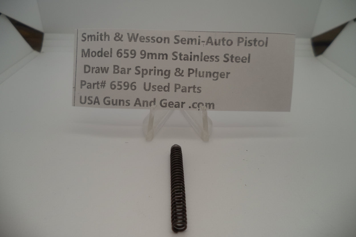 Smith & Wesson Model 659 Draw Bar Spring & Plunger Stainless Steel 9MM - 6596
